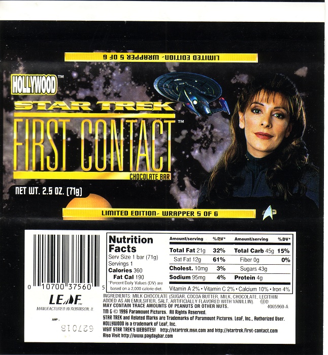 1996 Star Trek – First Contact Candy Wrapper