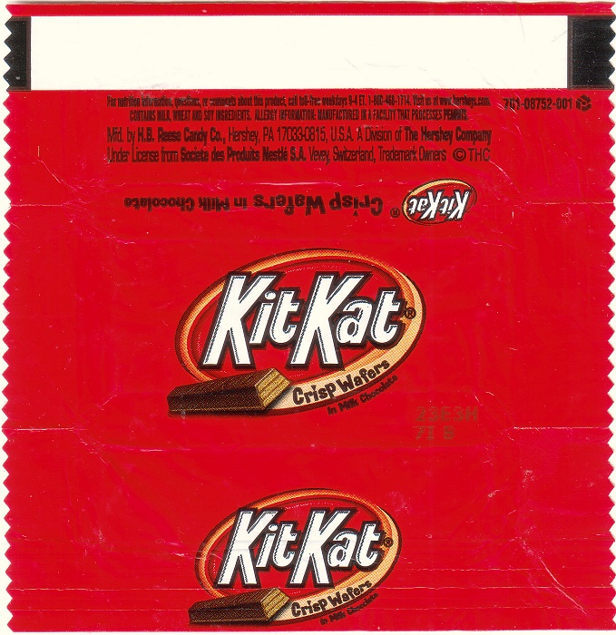 2006 Kit Kat Candy Wrapper Archive